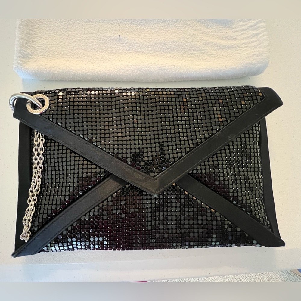 BCBG Max Azria black clutch